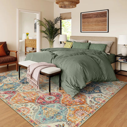 SOFT RUG Moroccan Trellis Cream/Multi Carpets