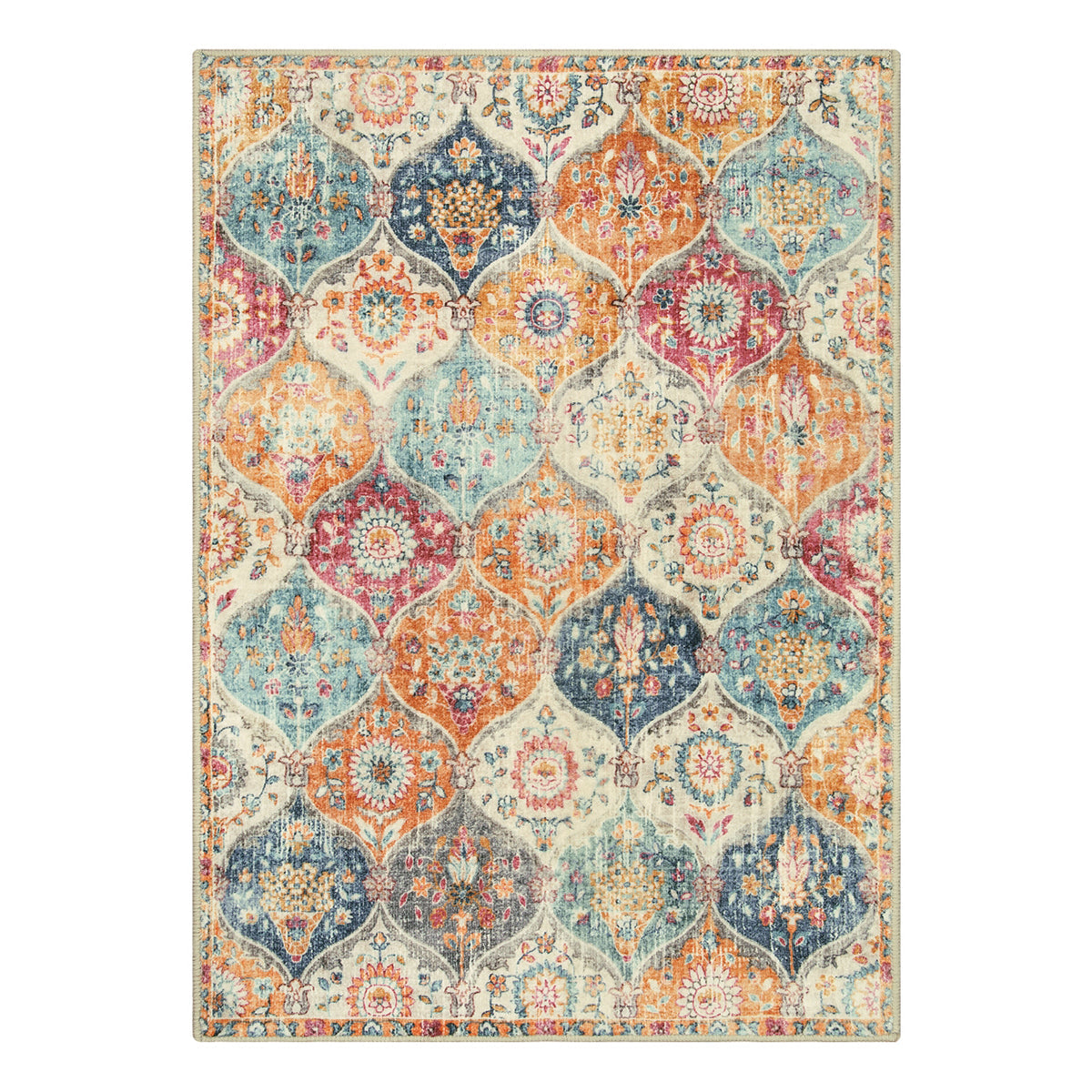 SOFT RUG Moroccan Trellis Cream/Multi Carpets