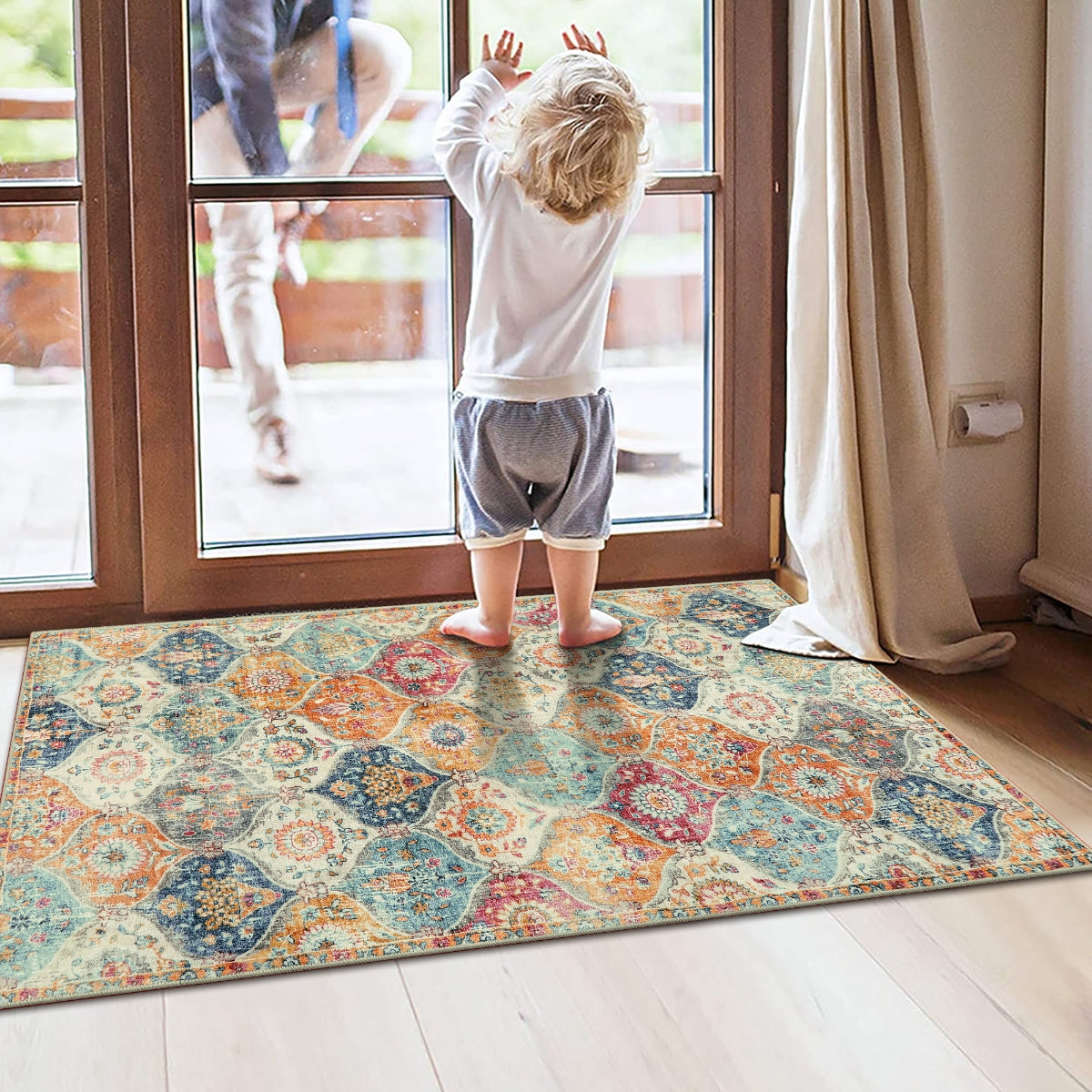 SOFT RUG Moroccan Trellis Cream/Multi Carpets