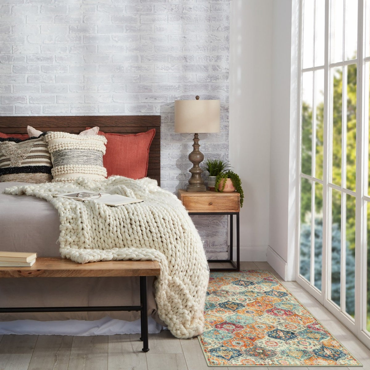 SOFT RUG Moroccan Trellis Cream/Multi Carpets